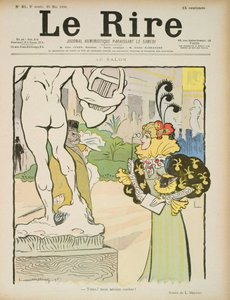 彫刻展、1896年5月23日「ル・リール」の表紙